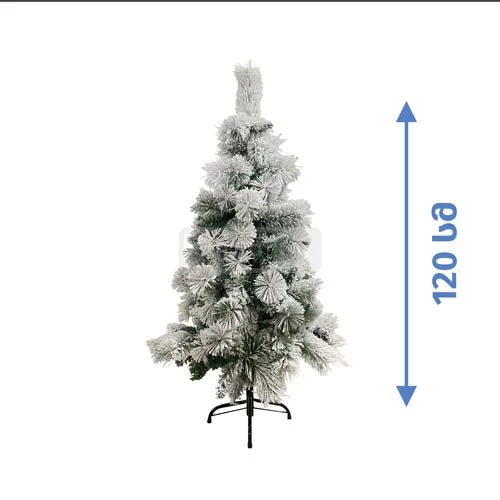 Christmas tree white with snow 120cm
